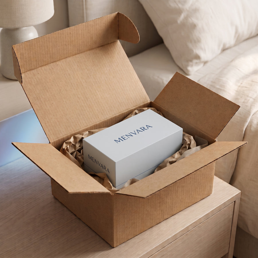 Plain unbranded shipping box