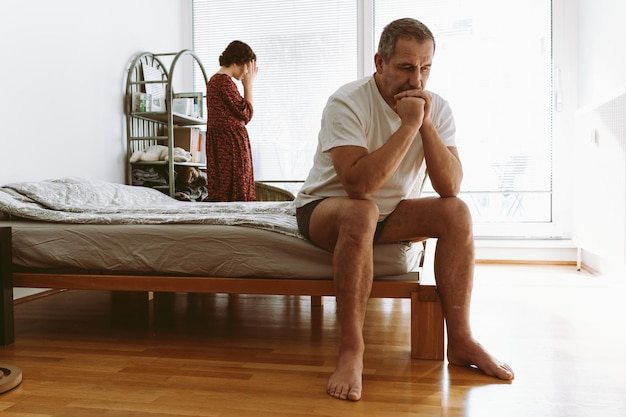Man dealing with medication anxiety
